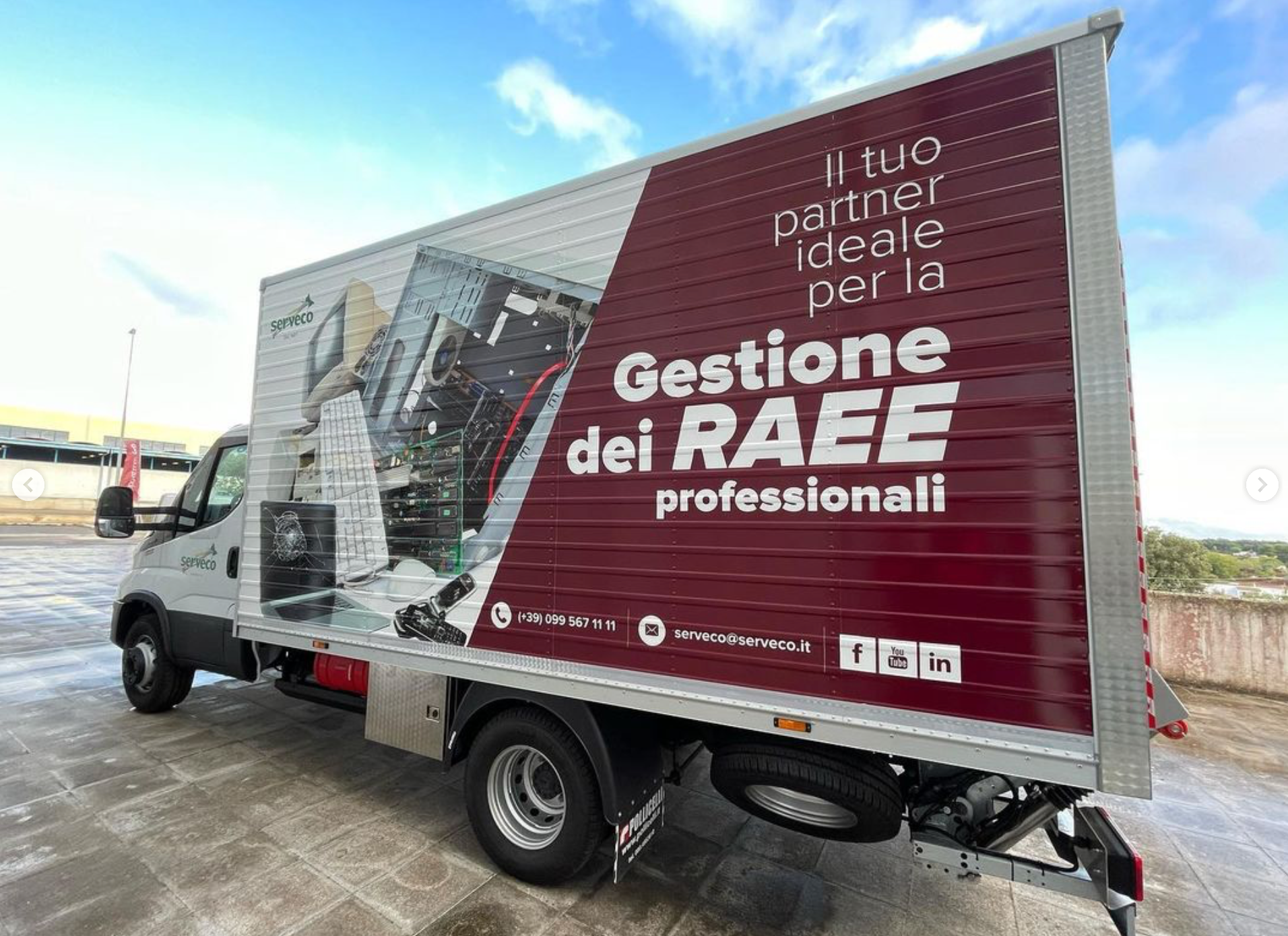 Personalizzazione furgone Serveco