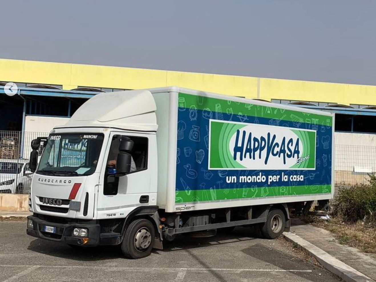 Personalizzazione furgone Happy Casa