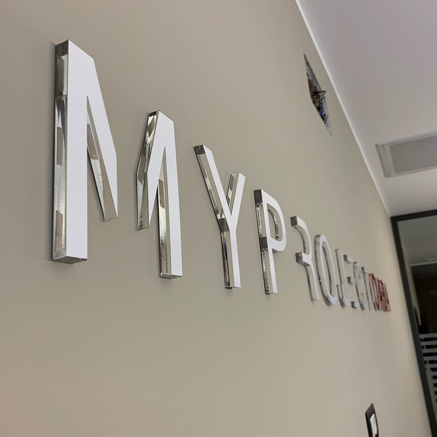 Lettere in PMMA. My Project Casa a Martina Franca