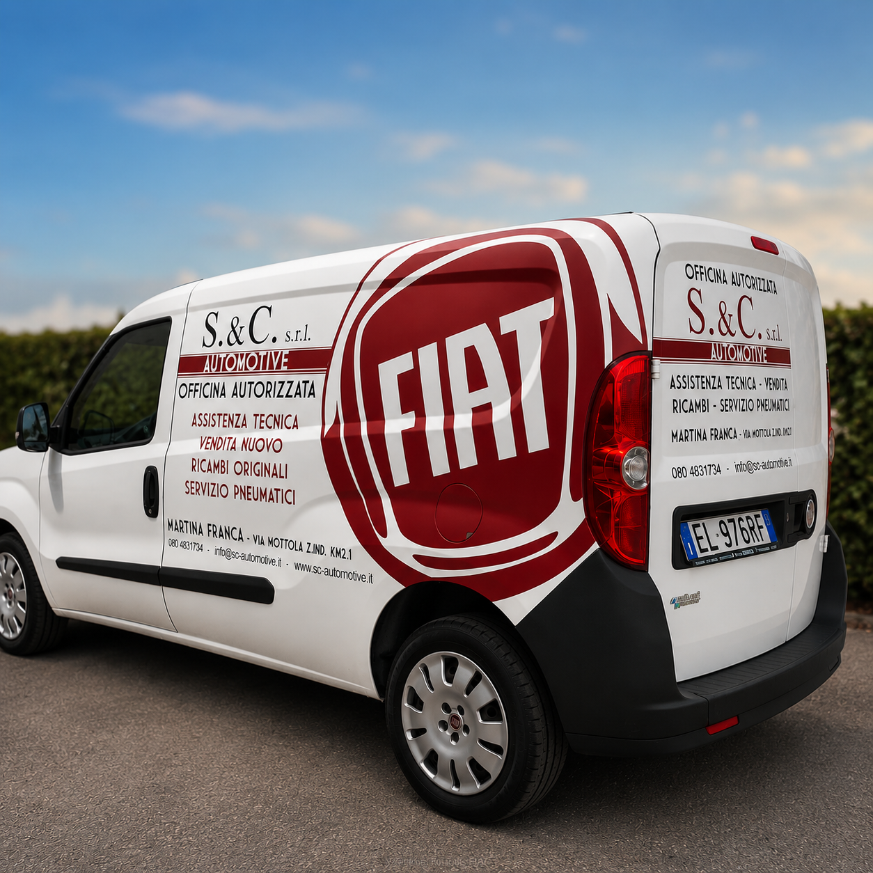 Wrapping furgone Fiat