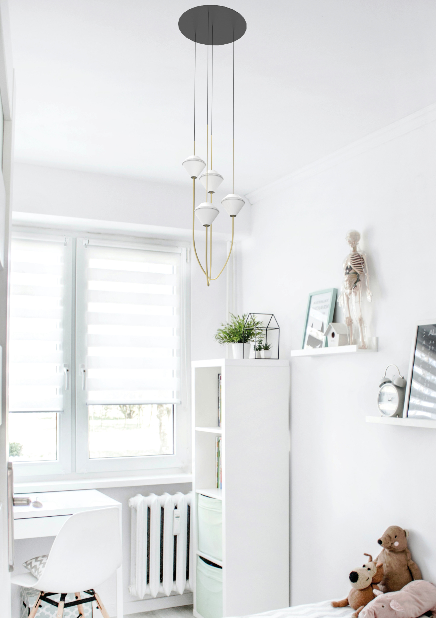 Lustre 4 Toupies