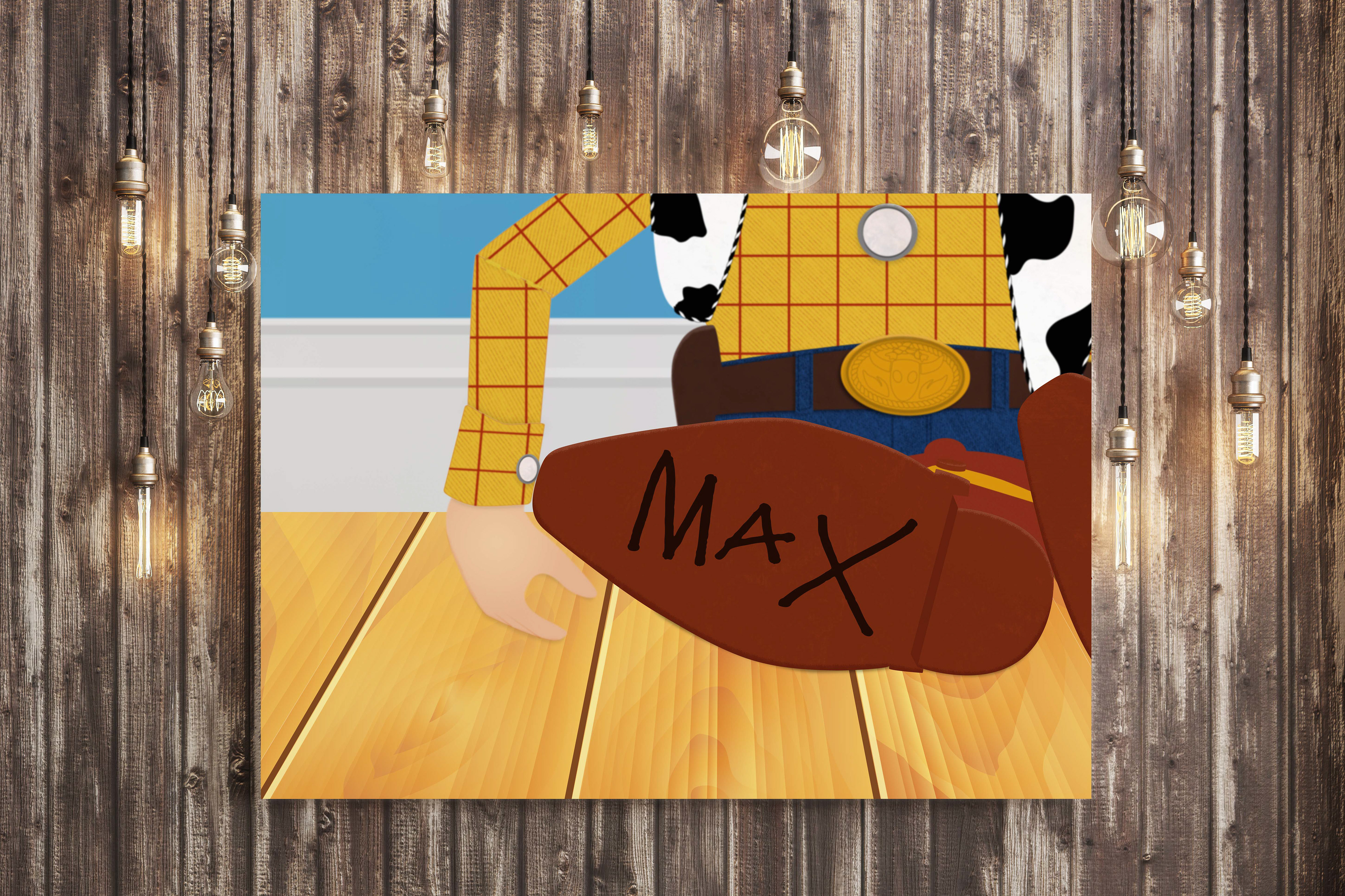 Personalized print created for Main Street Art Corner