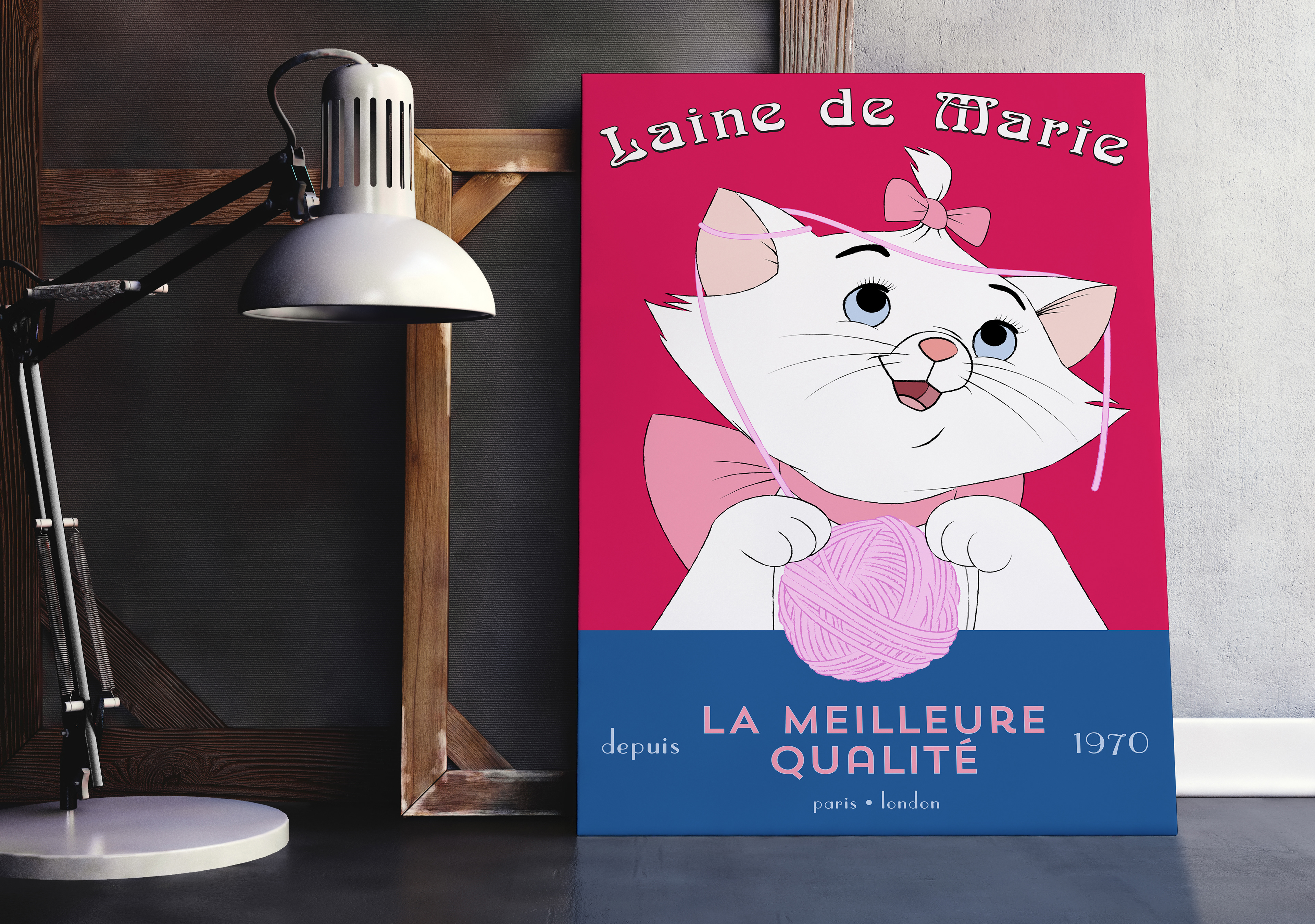 Personalized print created for Main Street Art Corner