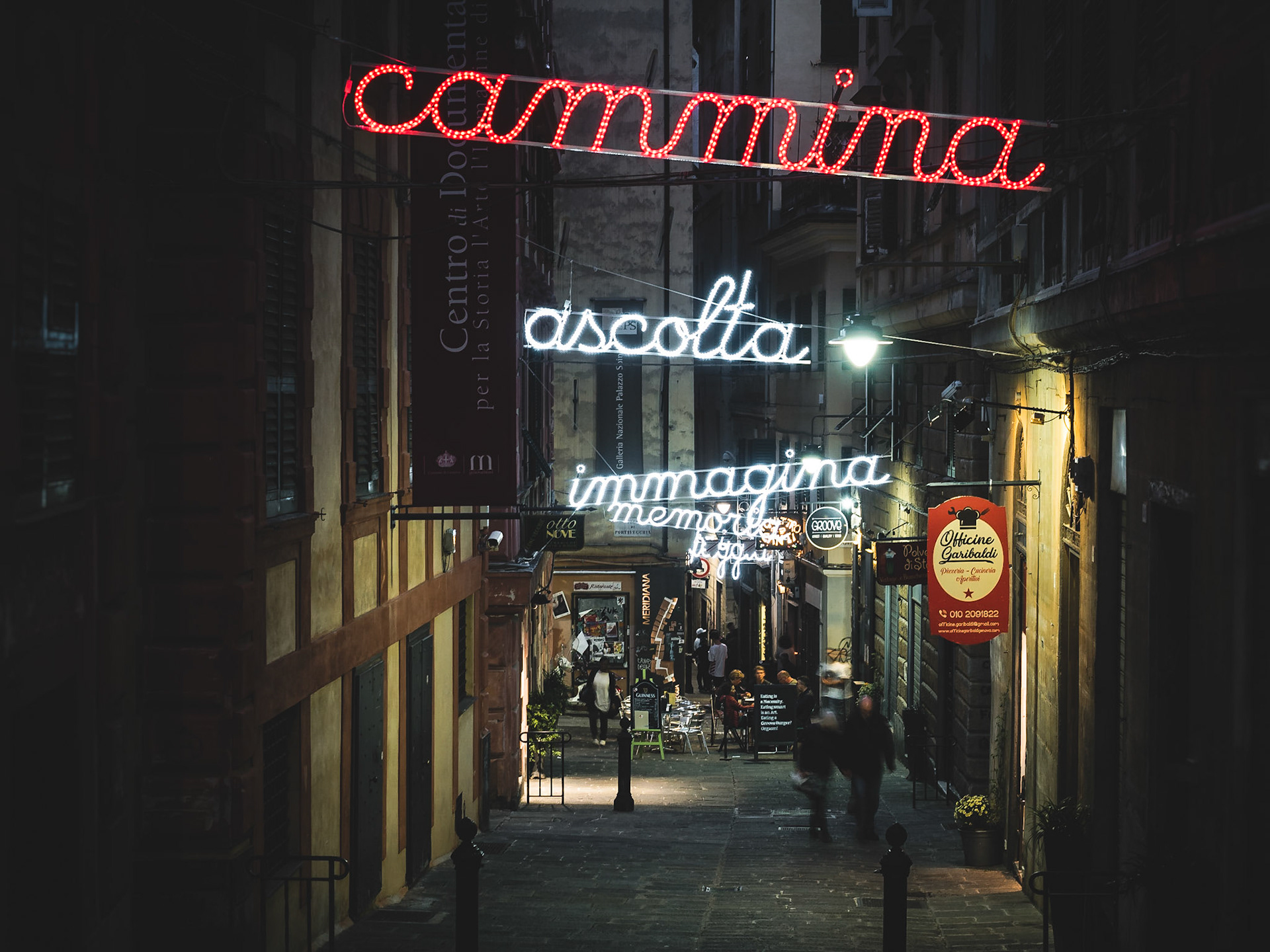 Genova Nightlife! Really great Bar's and Restaurants here!