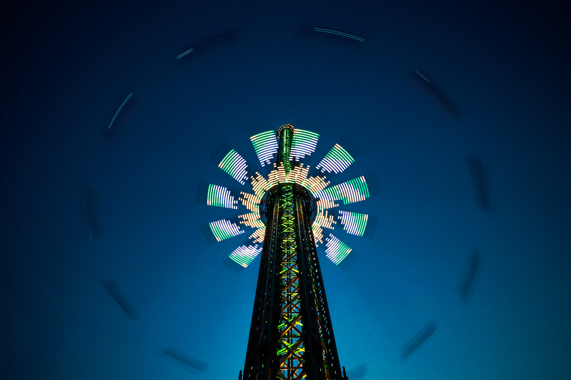 Fun time at the Merry-Go-Round!
