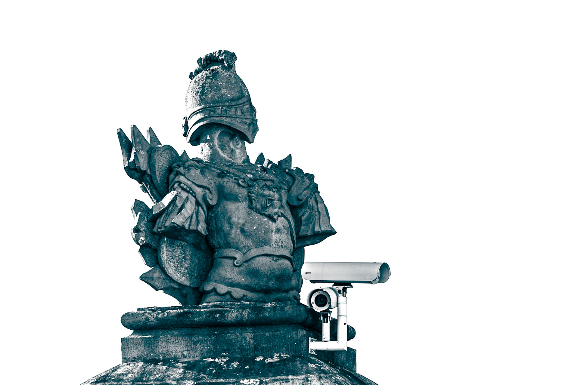 The modern way to guard your castle! This guard can watch two different directions at the same time and doesn't need any sleep :)