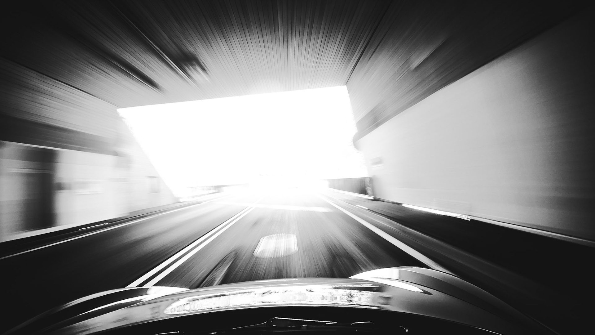 Out the Tunnel and into the next breathtaking panorama of the Silvretta pass.