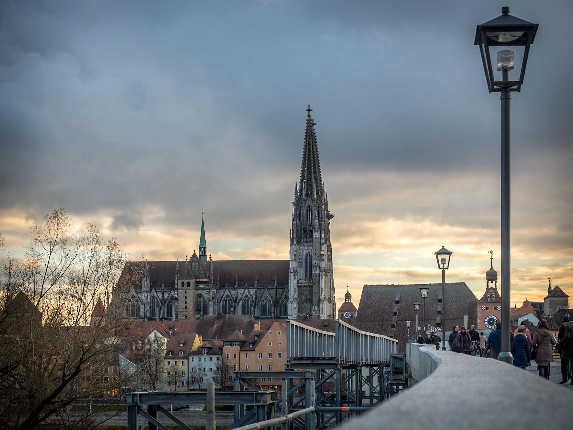 HDR picture of the great dome of Regensburg, Germany