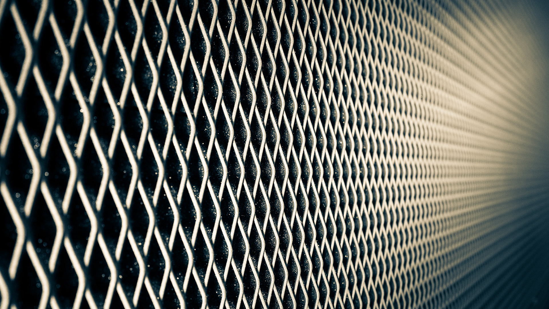 Grid texture into infinity