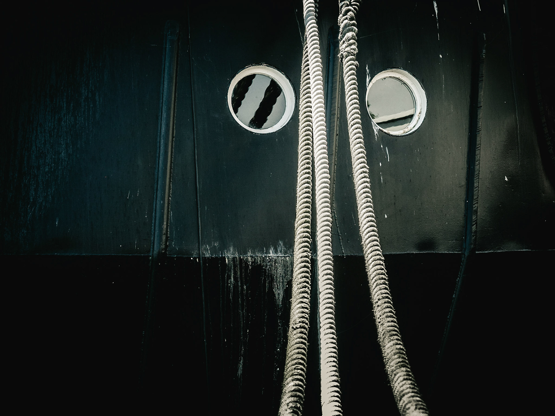 This is one of my first attempts in capturing minimalistic details of related subjetcts.This photo was shot at the port of "Sassnitz" in Germany on the beautiful island "Rügen".