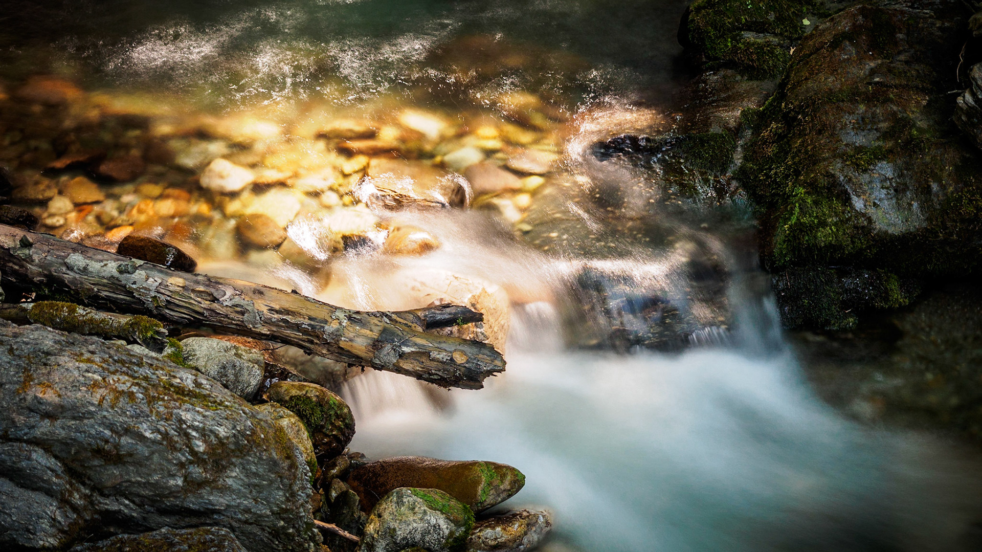 This small waterfall belongs to the Geinfeld-Waterfall in Bischofshofen Austria. Salzburger Land 2015