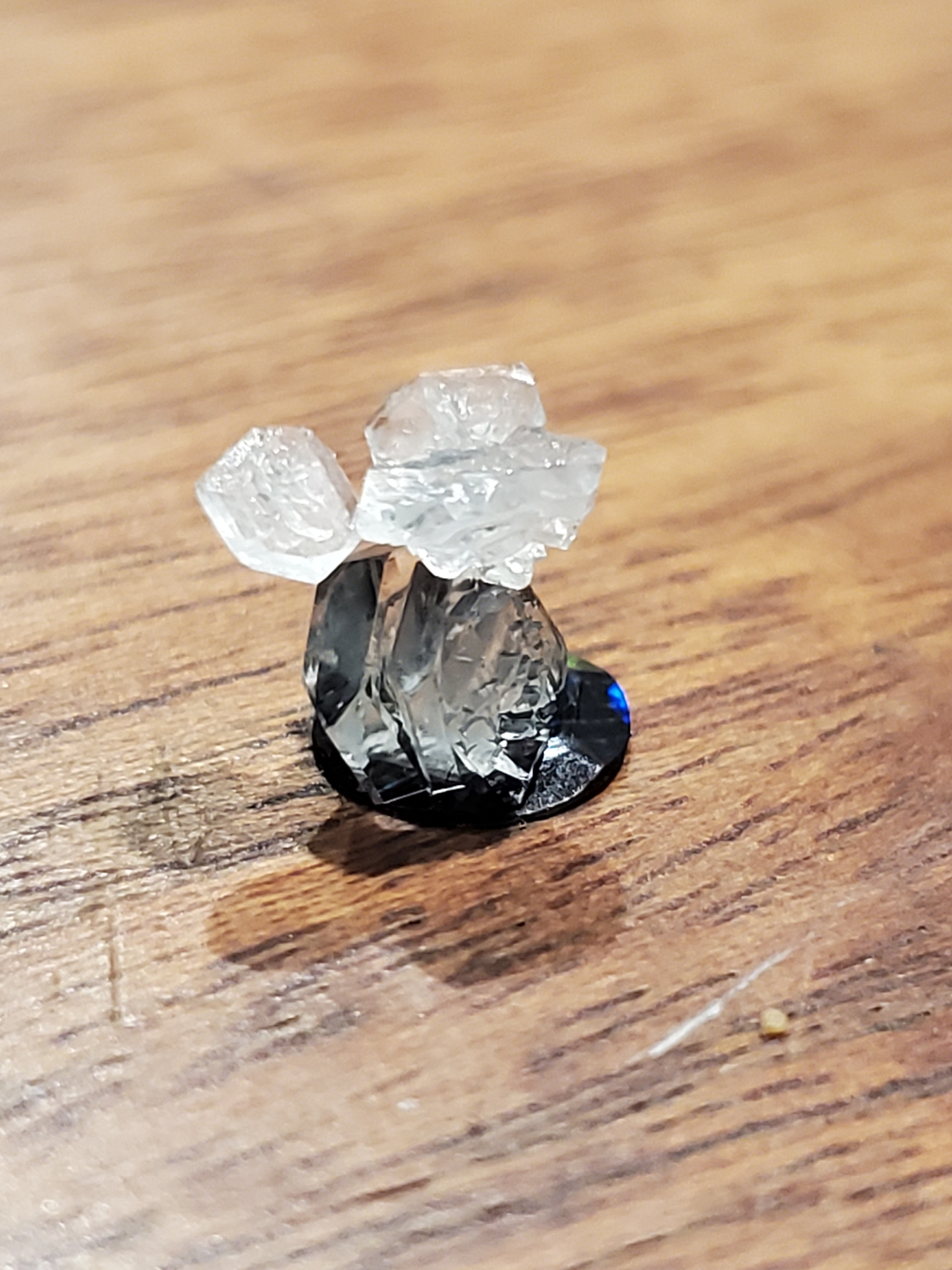 Crystals on sequin