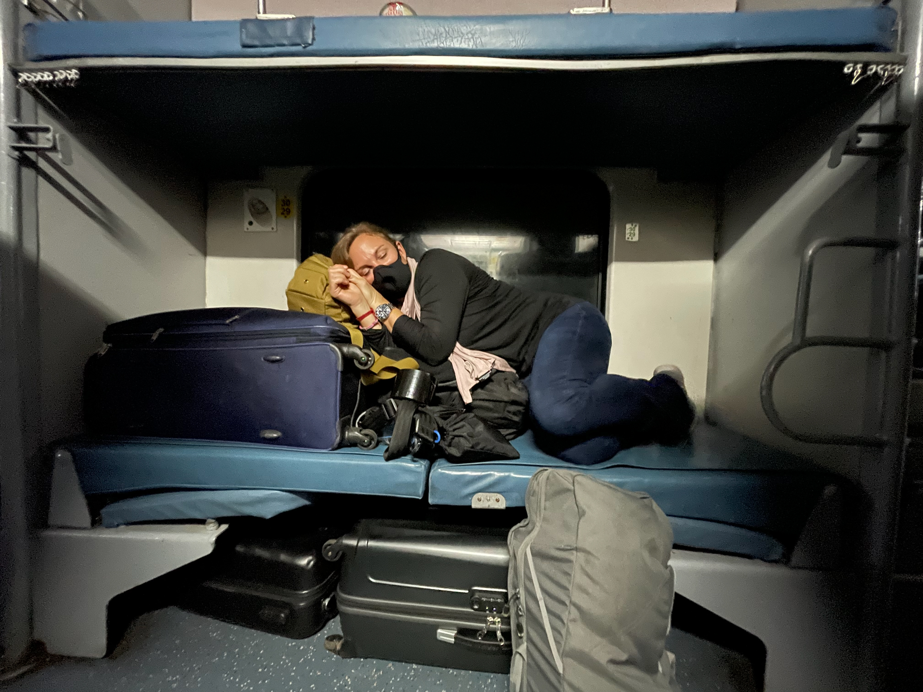 42 hours on a train...