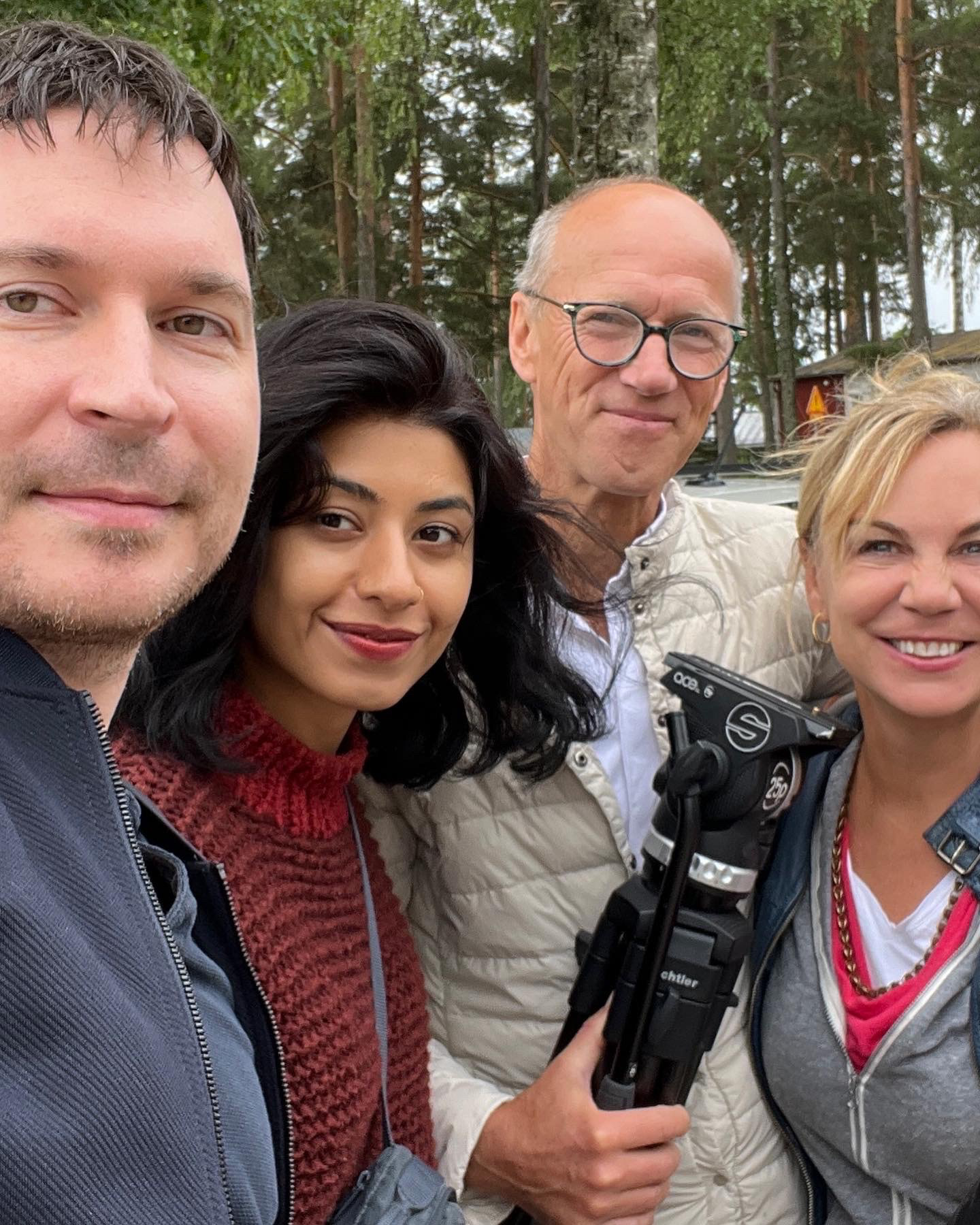 Rees, Kriti, Steffi & Johannes (Steffis husband)
