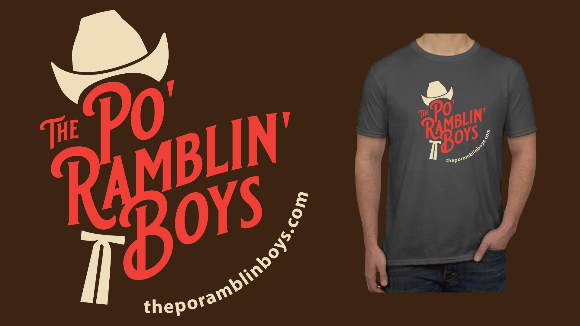 Po' Ramblin' Boys Brand Design by Landon Elmore