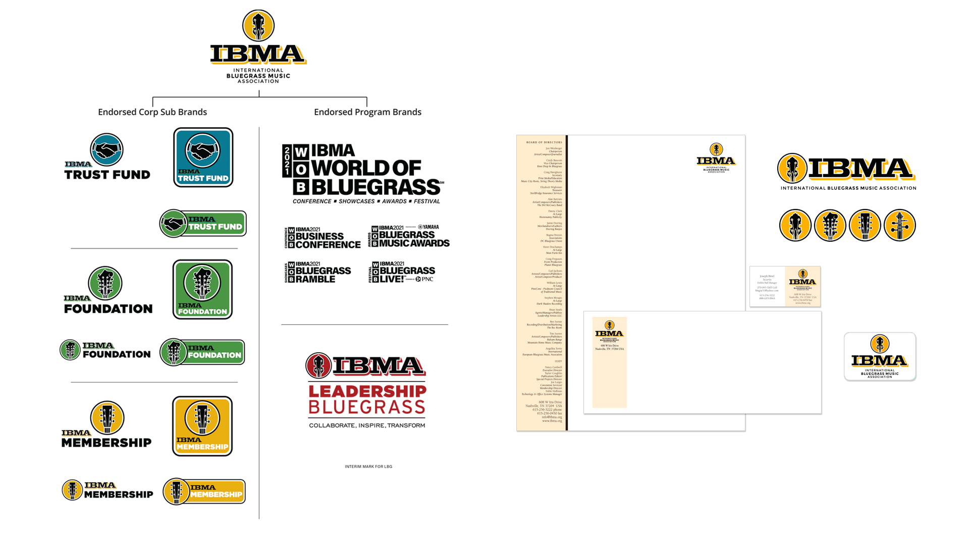 IBMA Brand Design by Landon Elmore