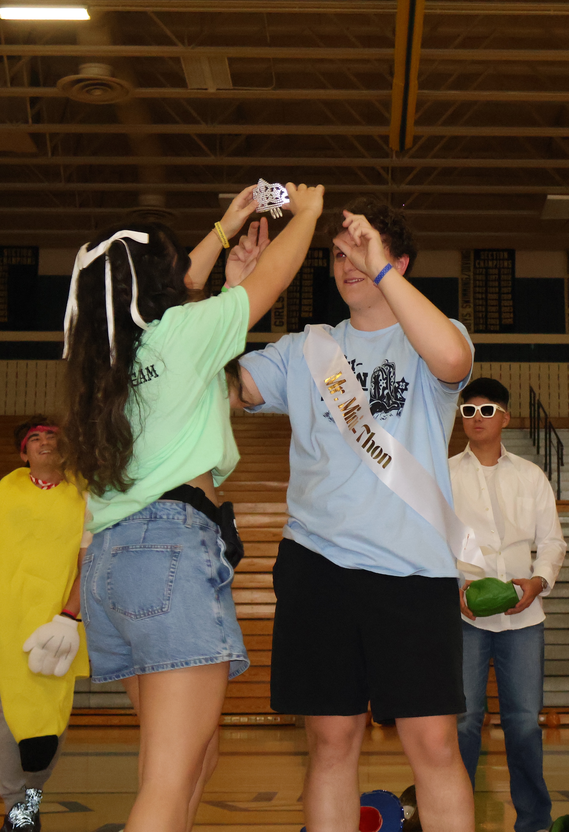 In a unique male pageant event, Mr. Mini-THON is crowned.