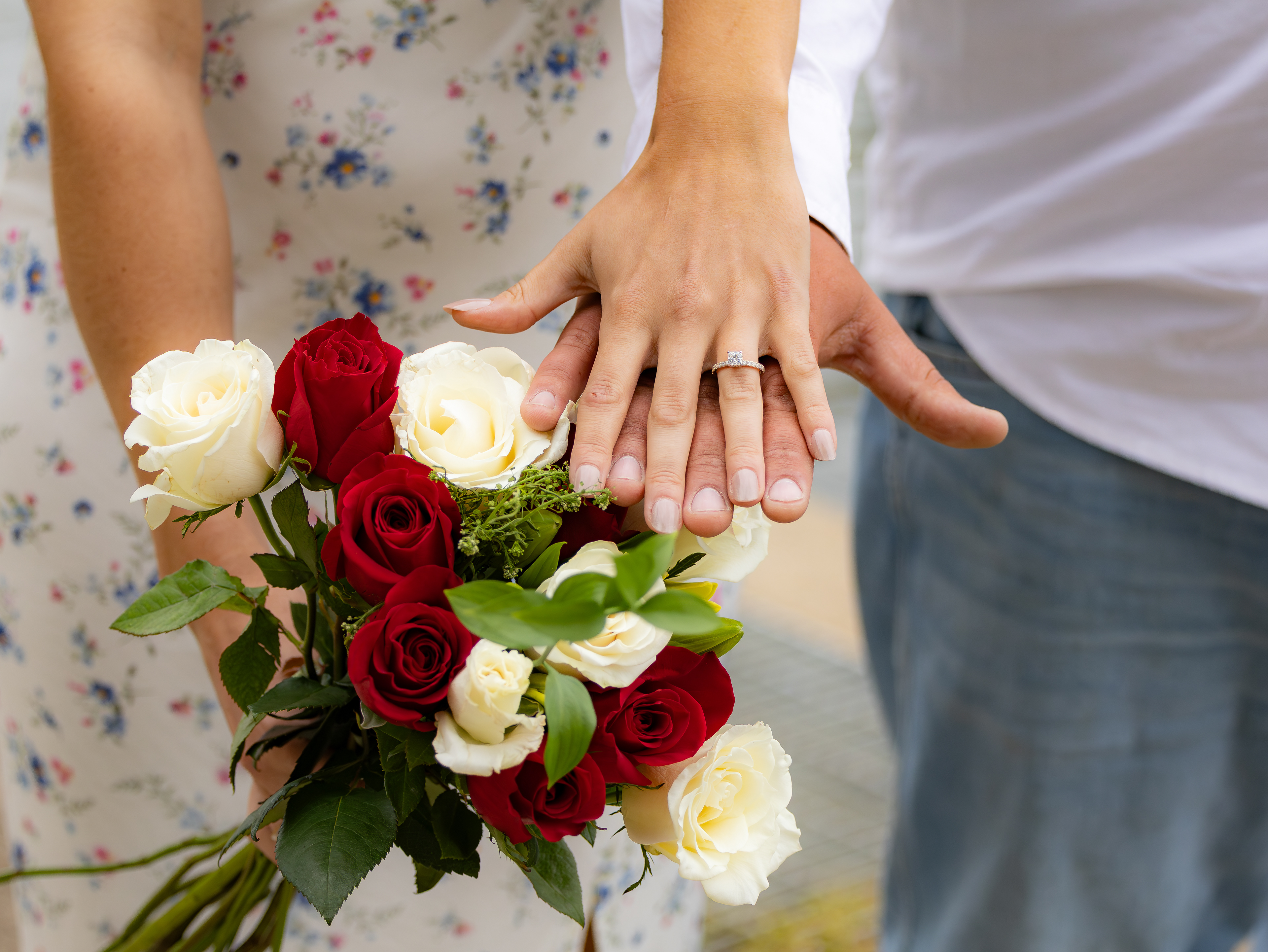 Mini engagement session photos.