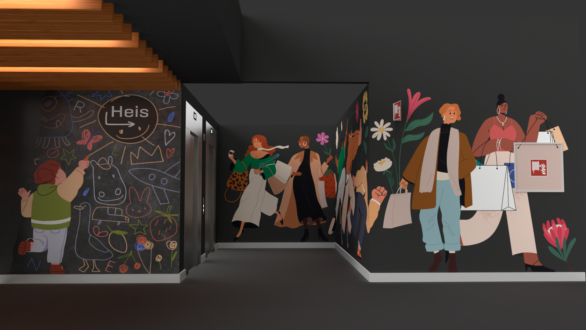 Interiør Selvaag Løren Torg