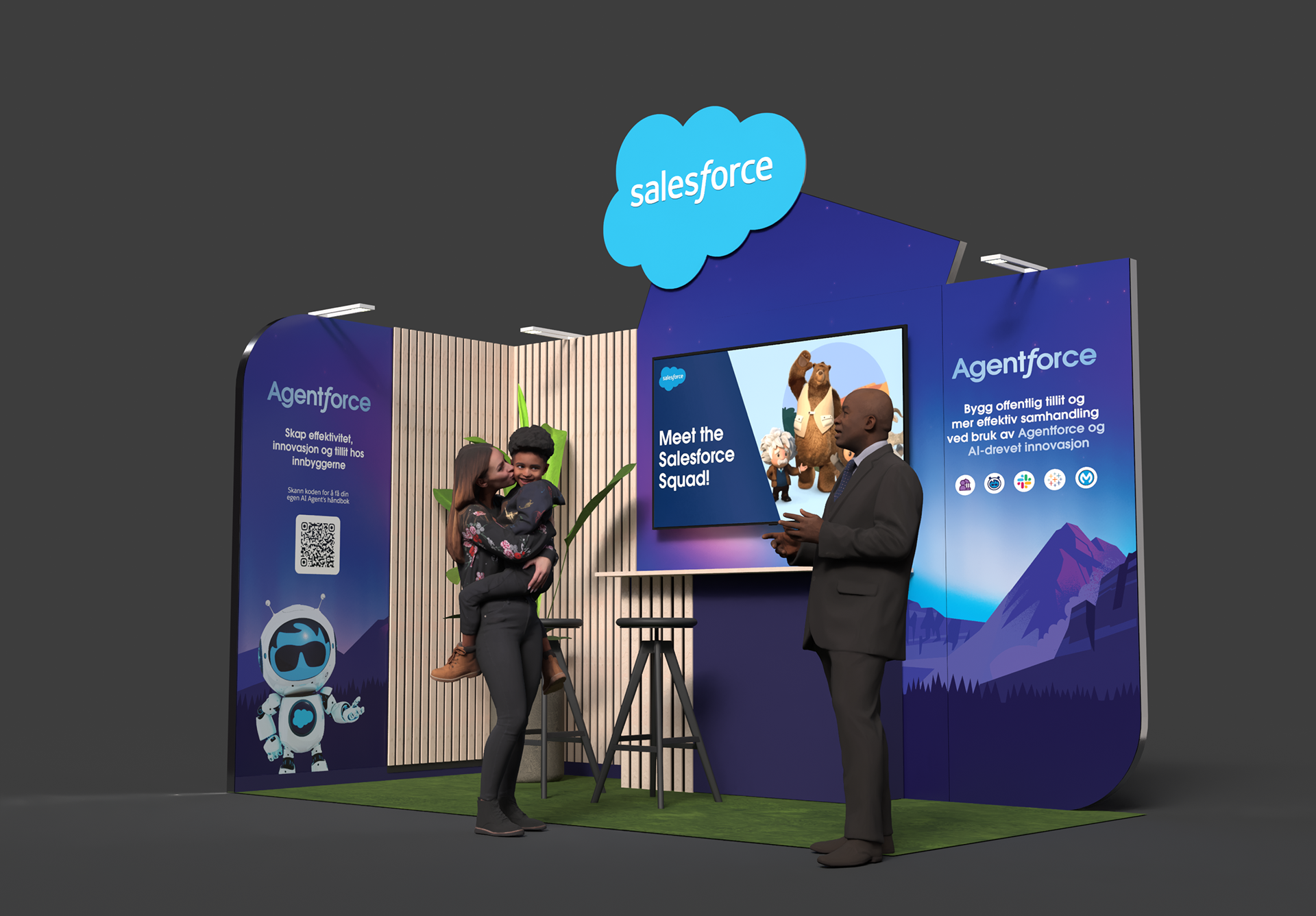 Salesforce messestand