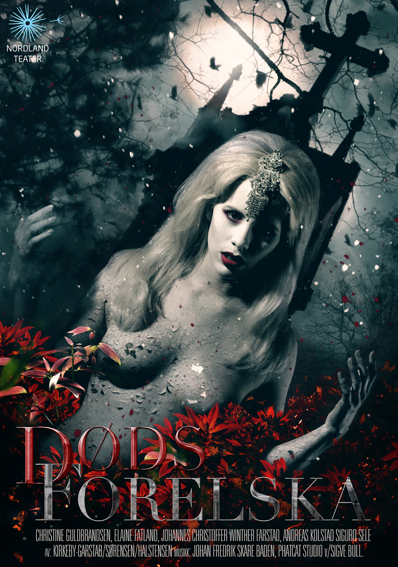 Teaterplakat for Dødsforelska