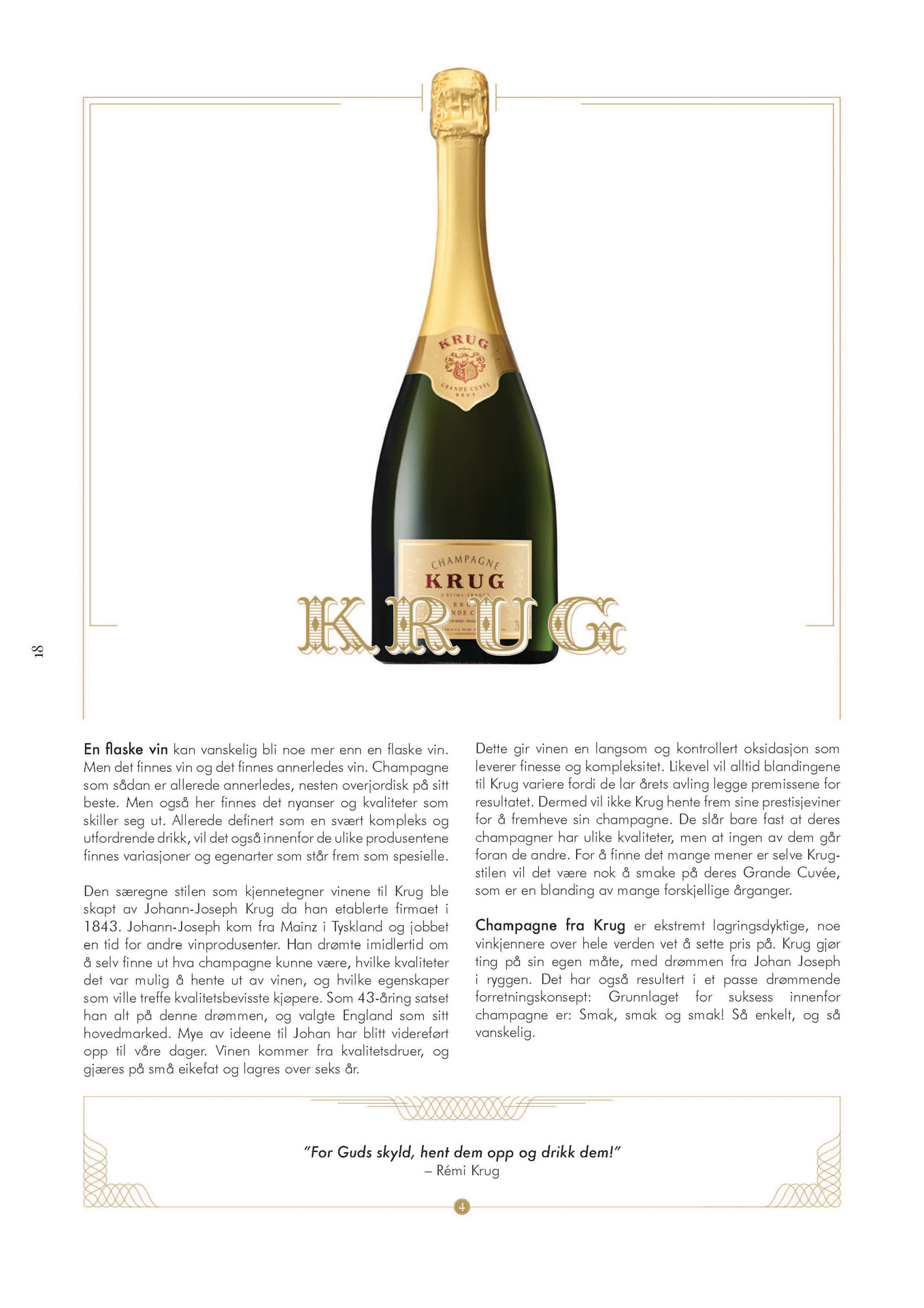 Produktkatalog for Moët Hennessy Norge
