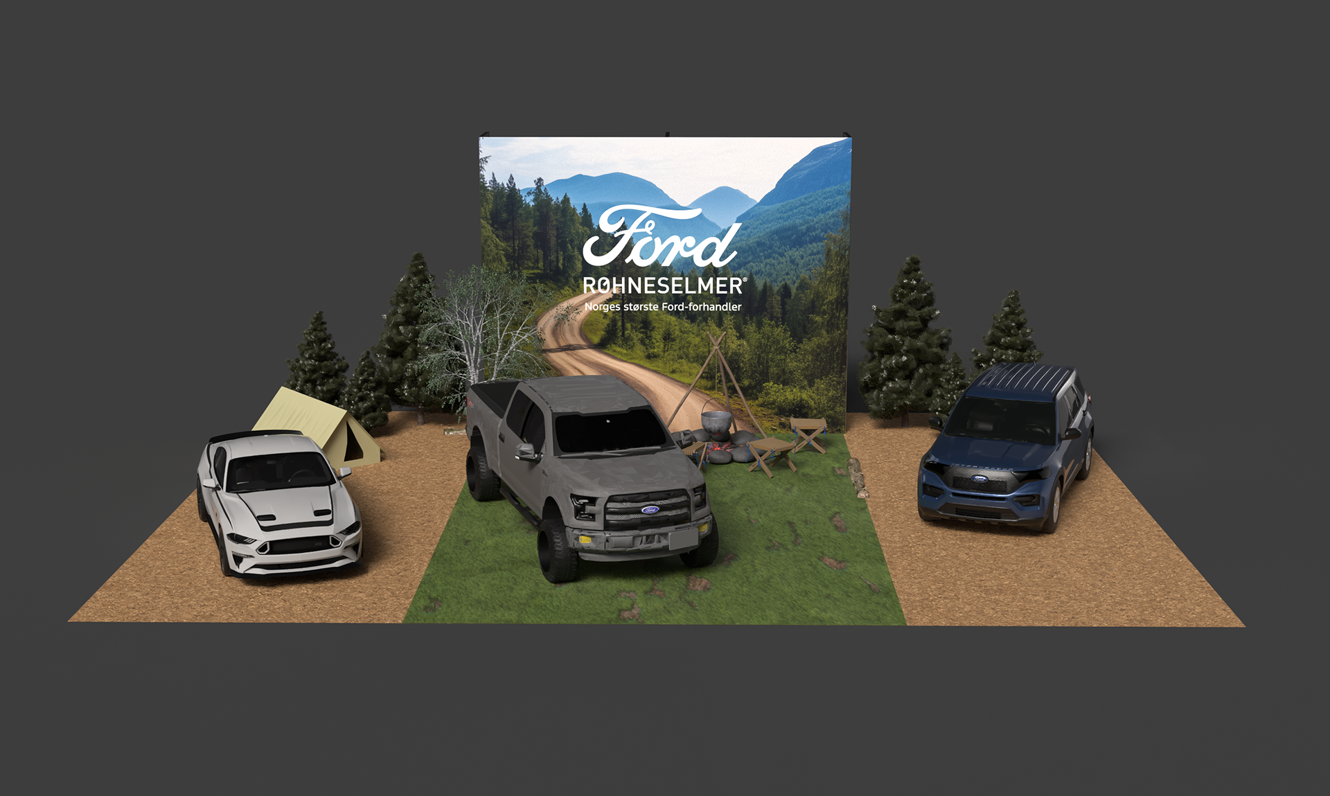 Ford Røhneselmer messestand