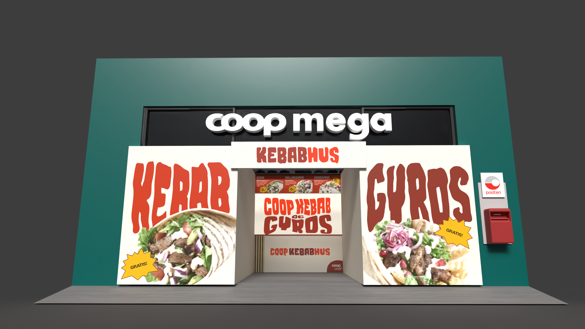 Coop Mega, Produktlansering Coop Kebab Bislett