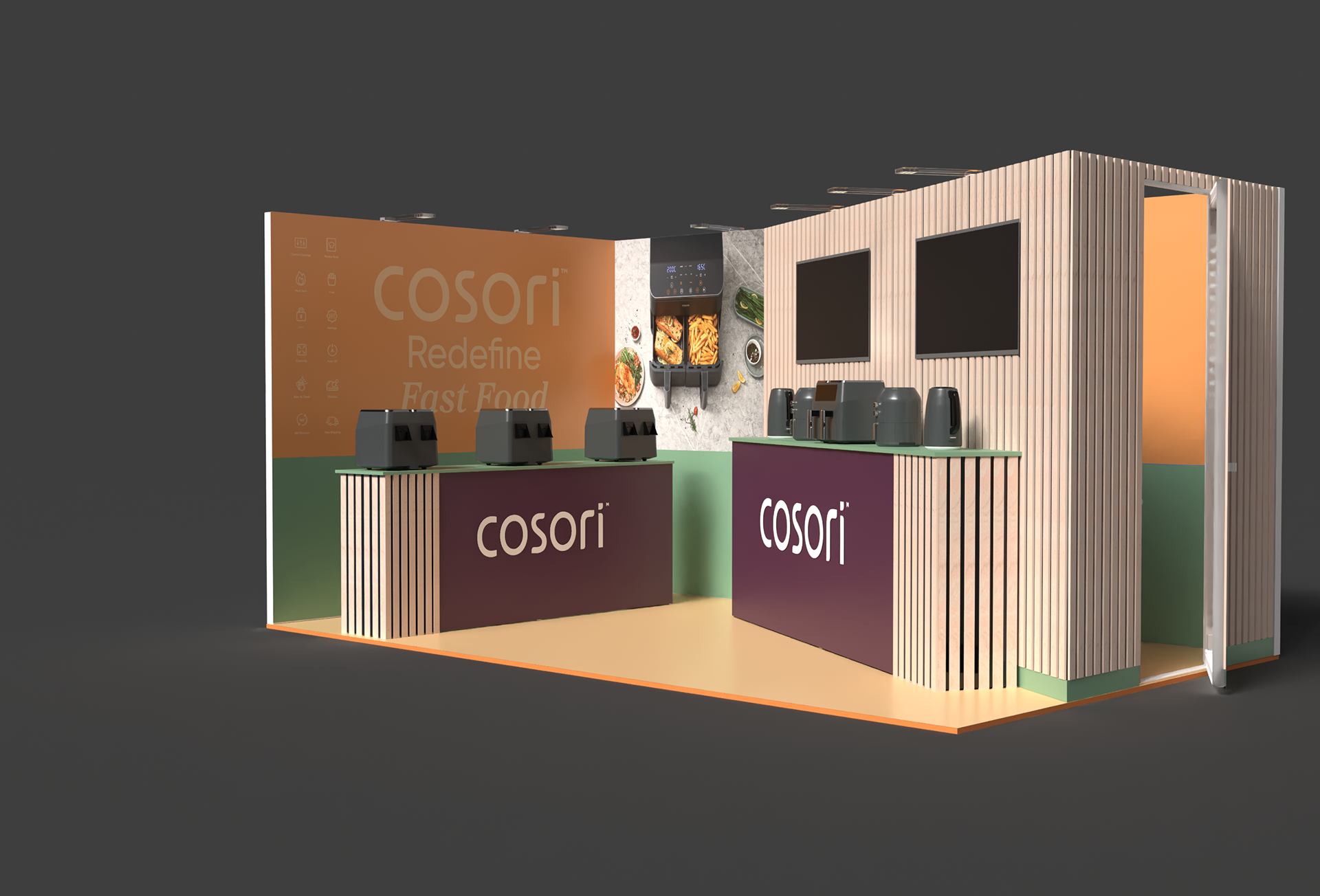 Messestand Cosori