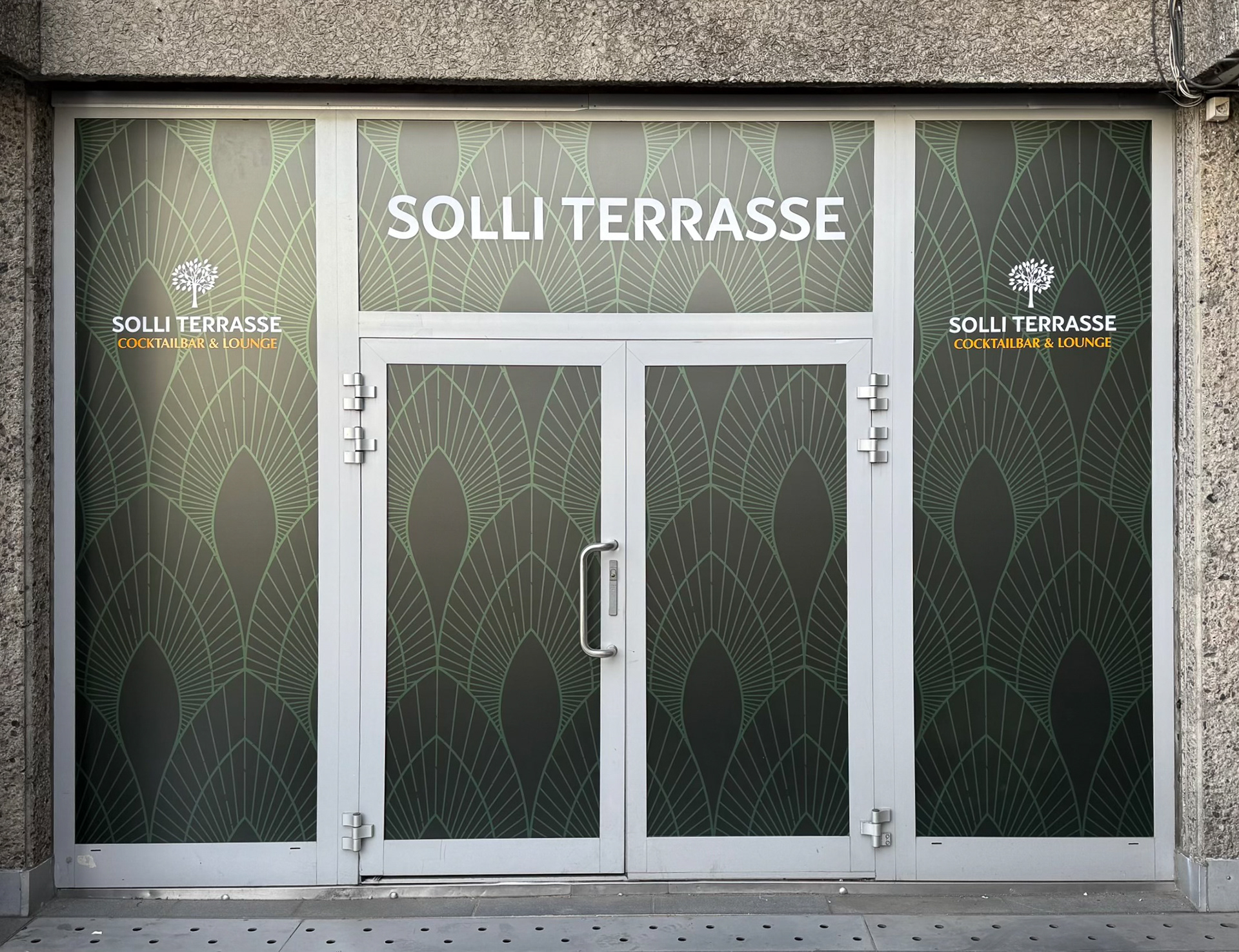 Solli Terrasse inngangsparti folie