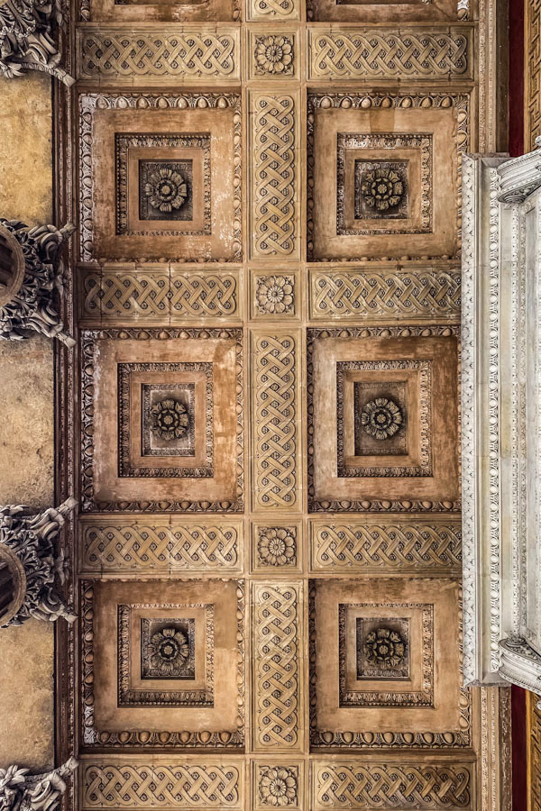 Palermo, celing of Teatro Massimo