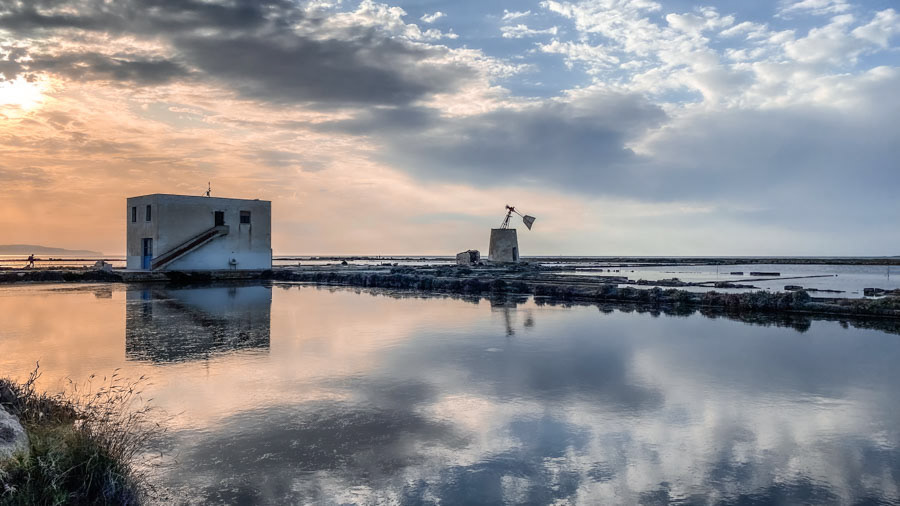 Salt plants in Trapani