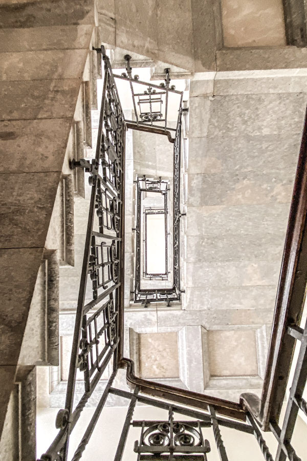 The stairs in a Palazzo
