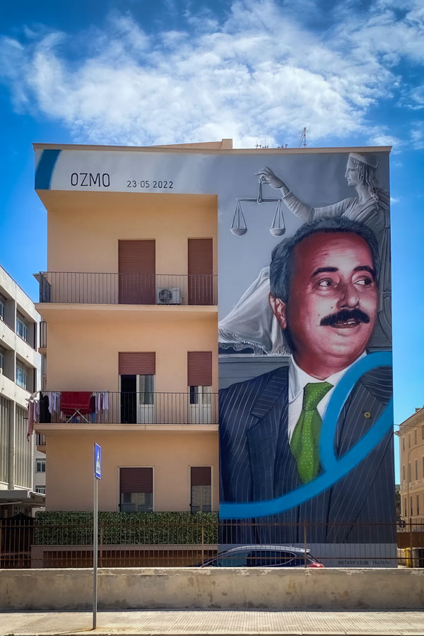 Murales in memory of Giovanni Falcone