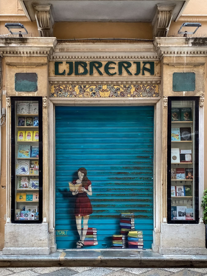 Historical Book shop in Trapani