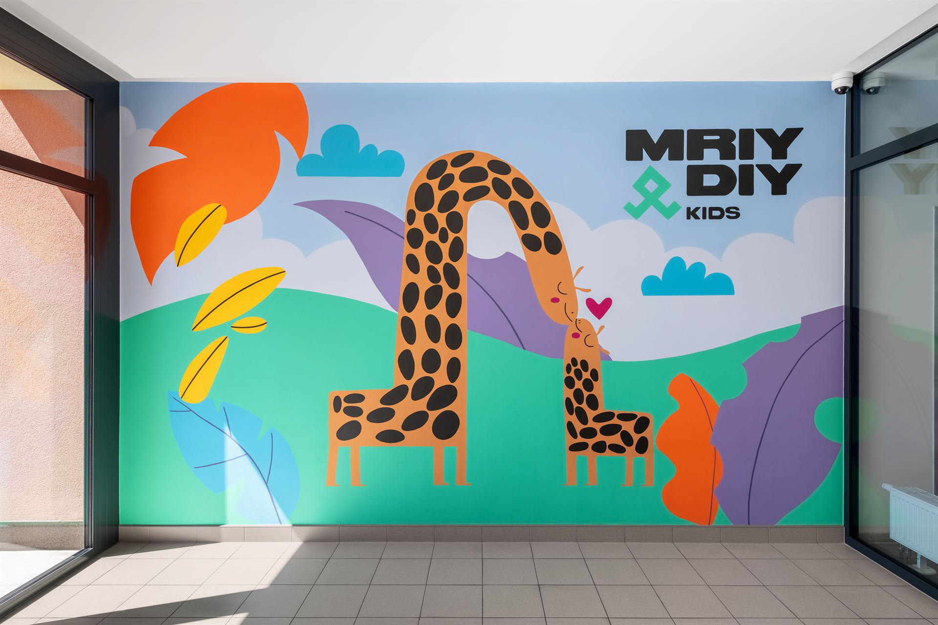 зйомка художнього розпису стін для портфоліо майстерні - фотограф інтер'єрів та архітектури у Львові