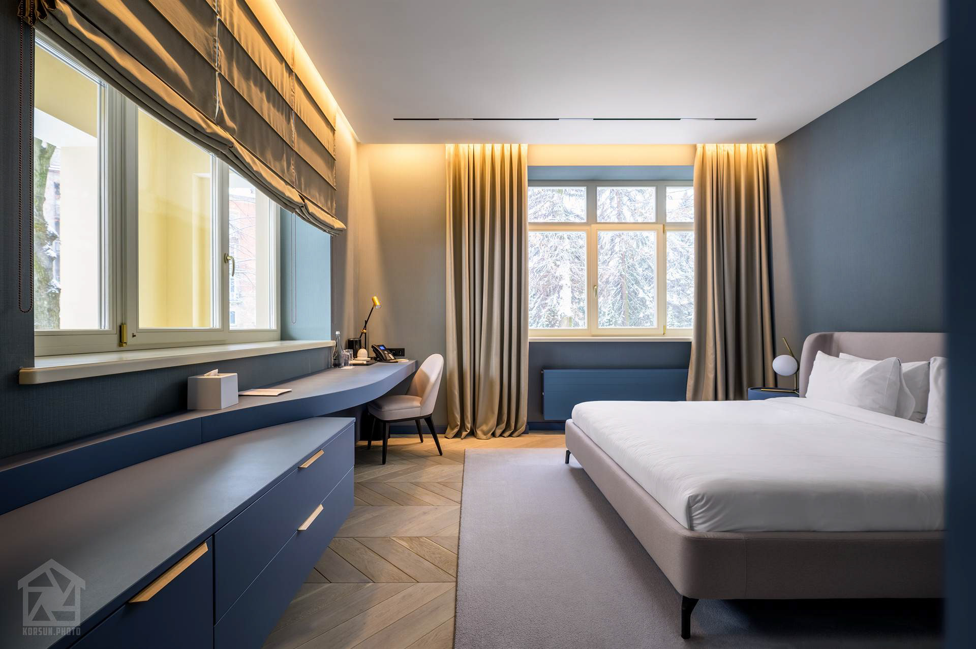 зйомка інтер'єрів номерів в готелі "Замок Лева" — професійний фотограф архітектури Львів