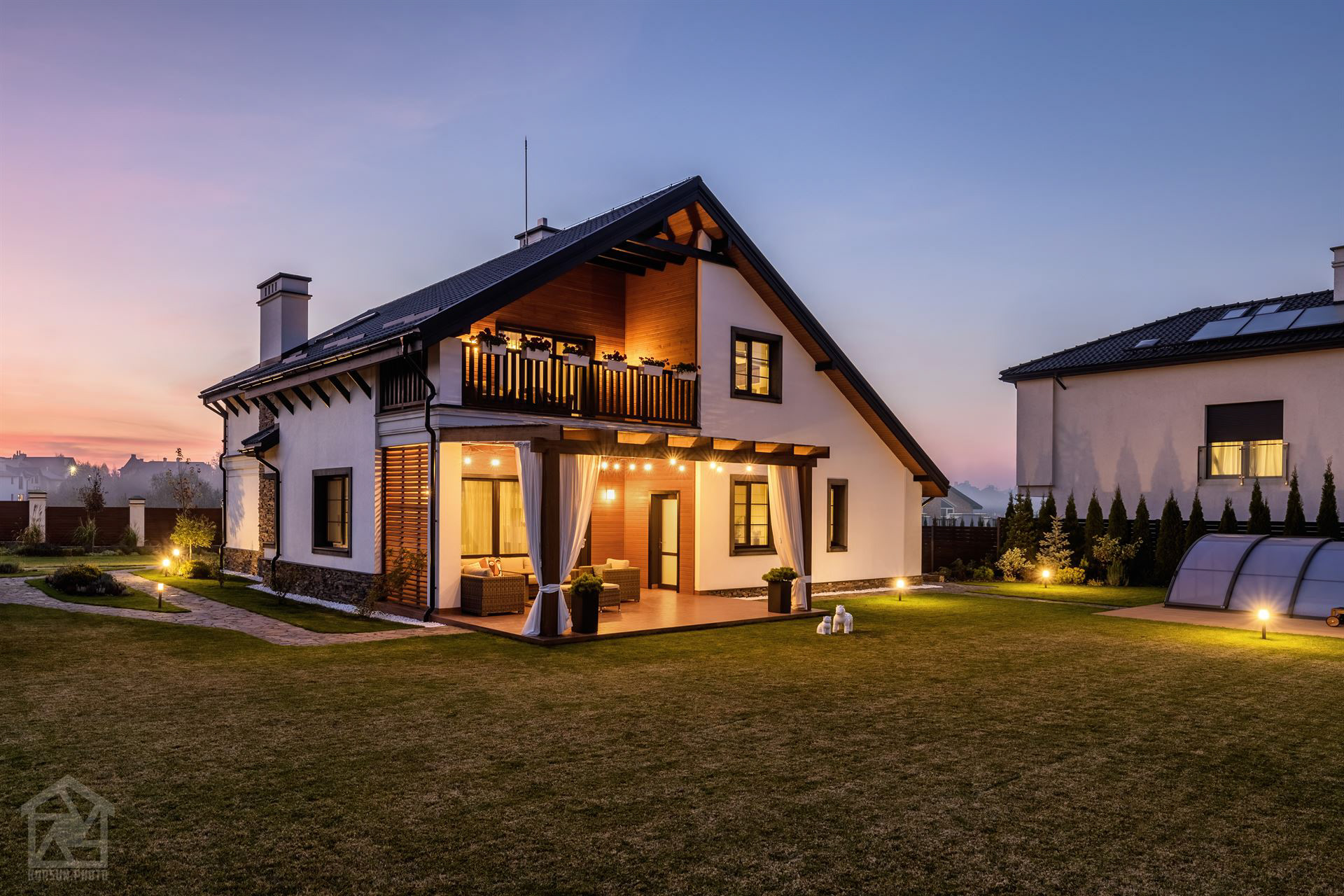 undefinedфотографування архітектури заміського будинку для портфоліо студії дизайну — професійний фотограф нерухомості Львів