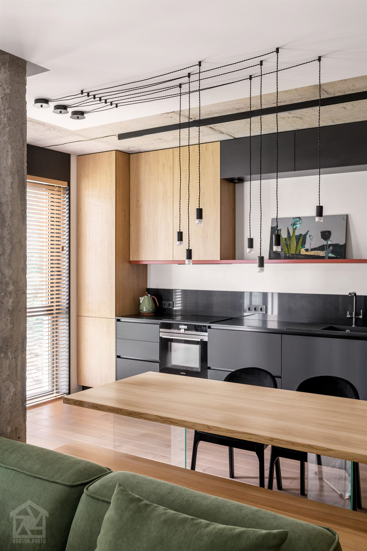 зйомка сучасного інтер'єру з елементами стилю LOFT - архітектурний фотограф у Львові