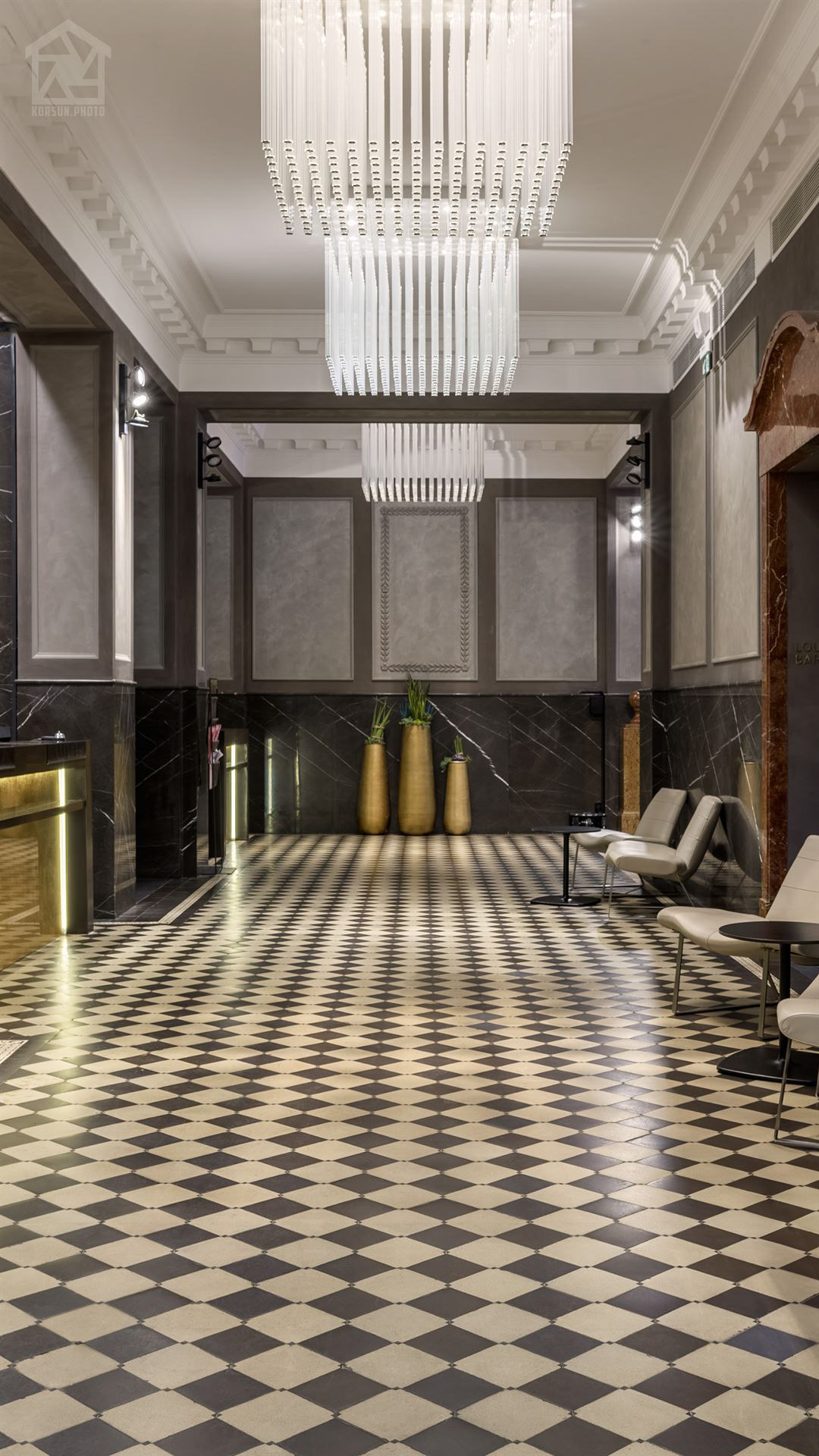 зйомка холу в BANKHOTEL Lviv