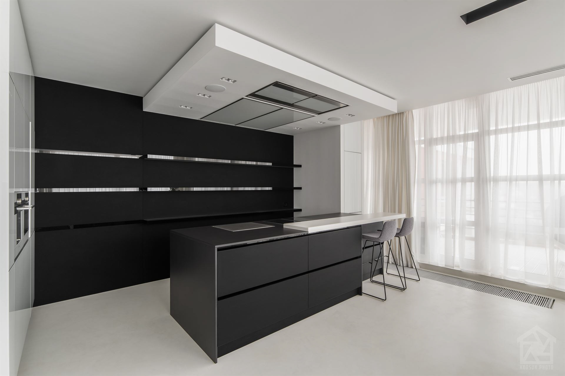 фото інтер'єру квартири в стилі мінімалізм для портфоліо архітектора