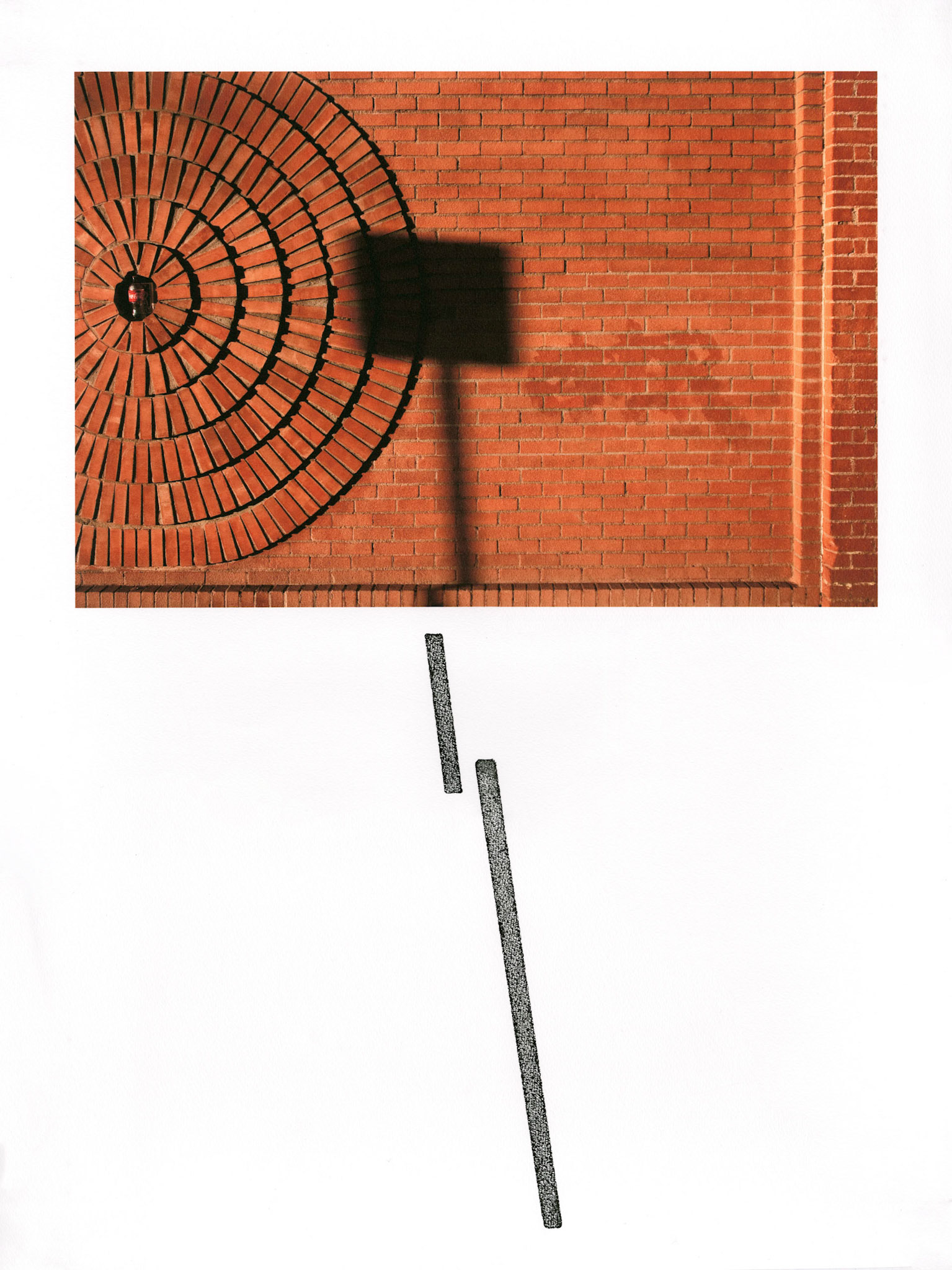 Construct No. 594; Pigment print and ink drawing; 24 x 18 inches; © 2014