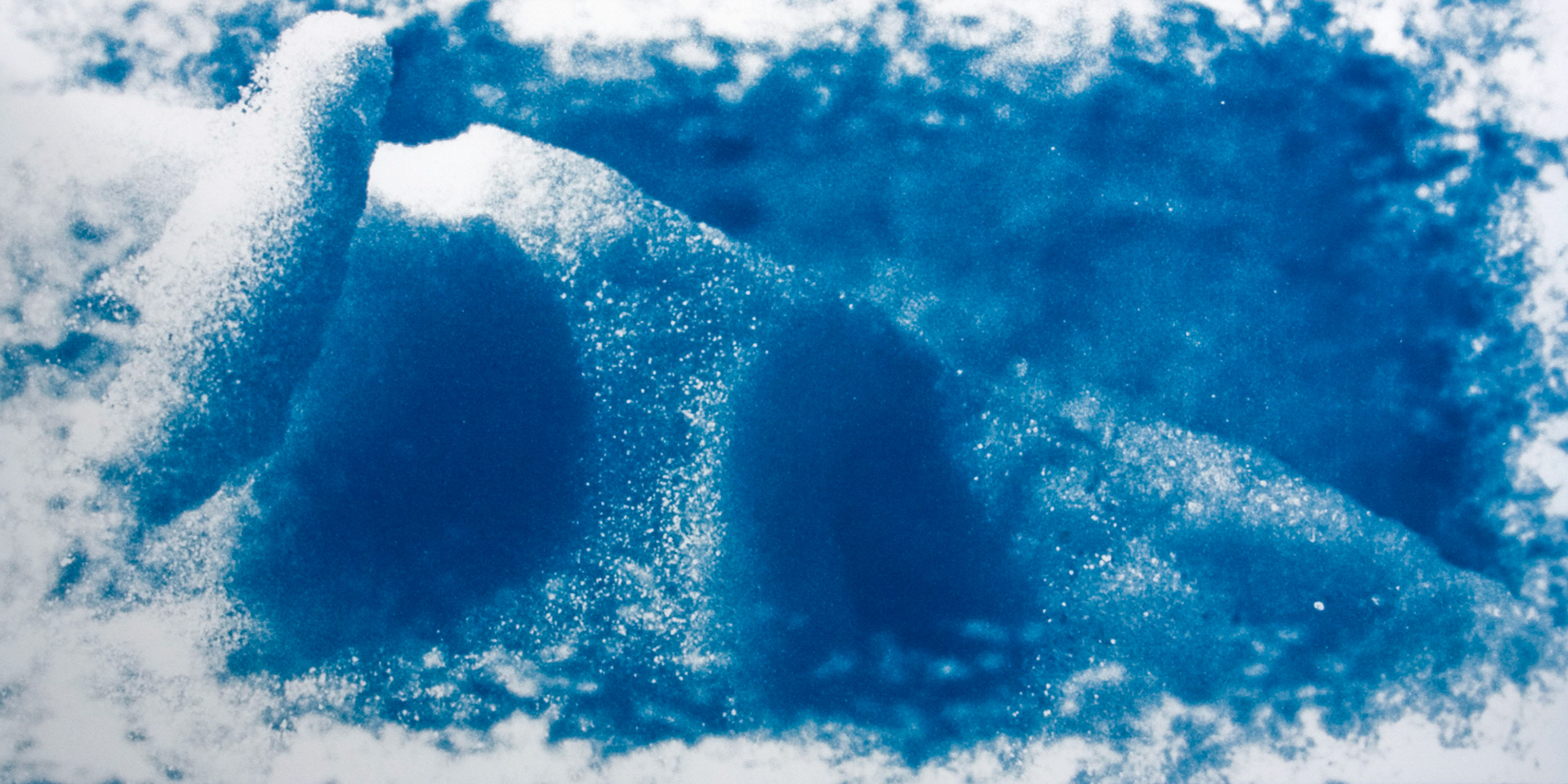 Glacier No. 12, Plate 7; Cyanotype, 12 x 24 Inches; © 2008