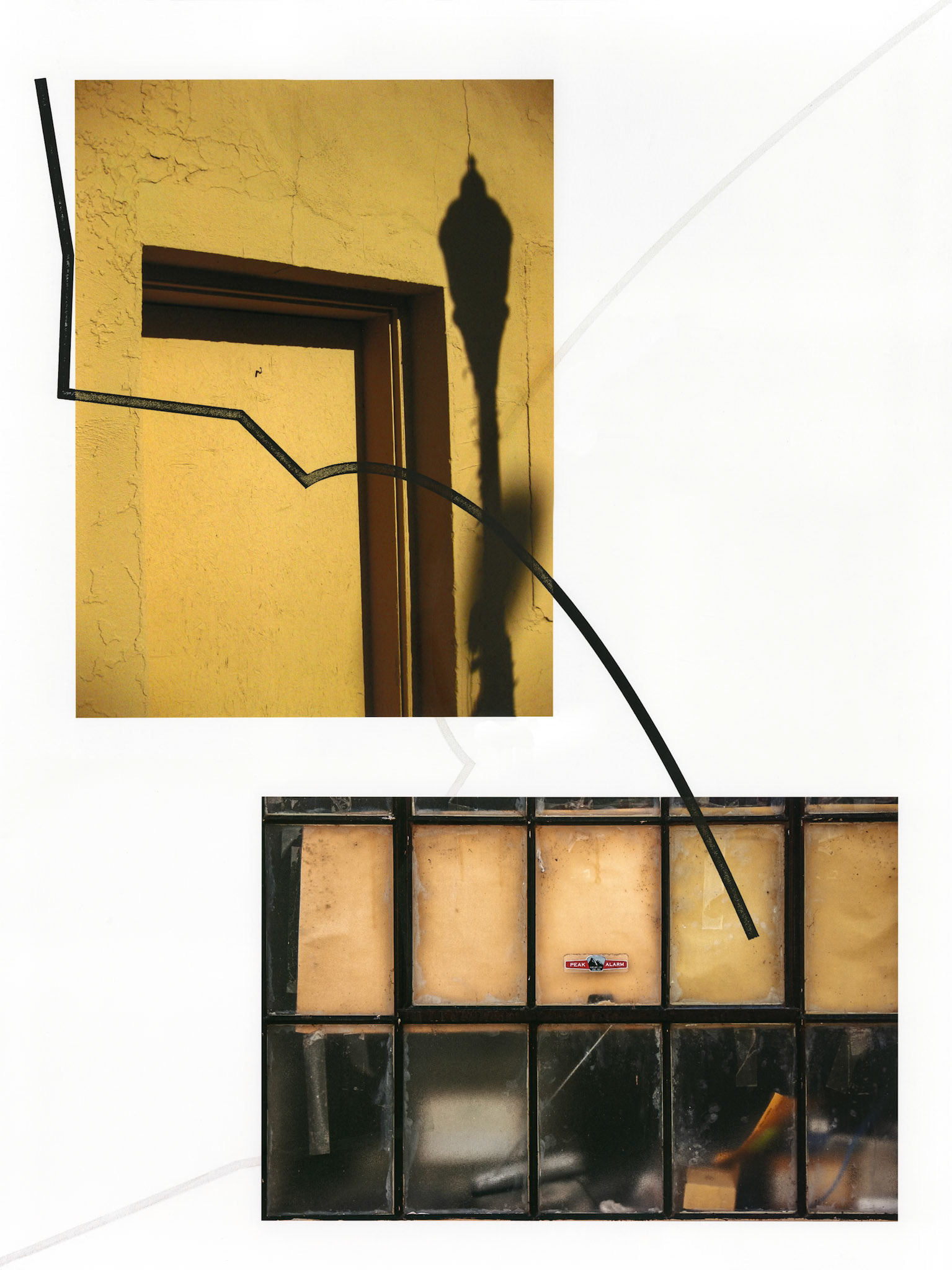 Construct No. CofIF-0045 (The Office Escape); Pigment print with graphite and ink drawings; 24 x 18 inches; © 2019