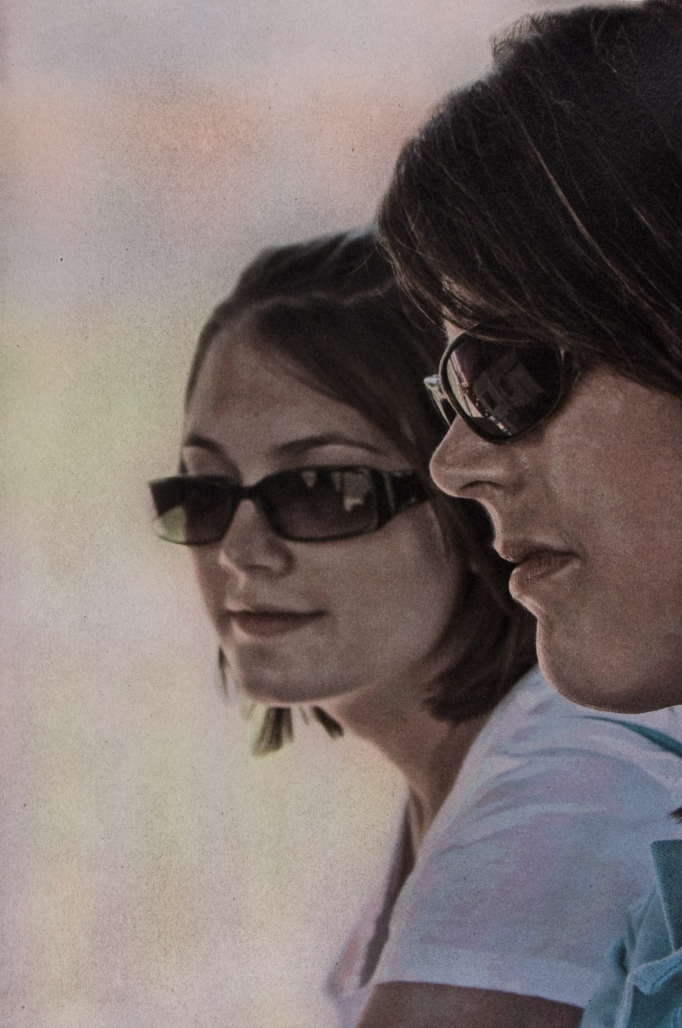 Obsessive & Kind; Multiple layer gum dichromate on pigment print, 14 x 9.3 inches; © 2008