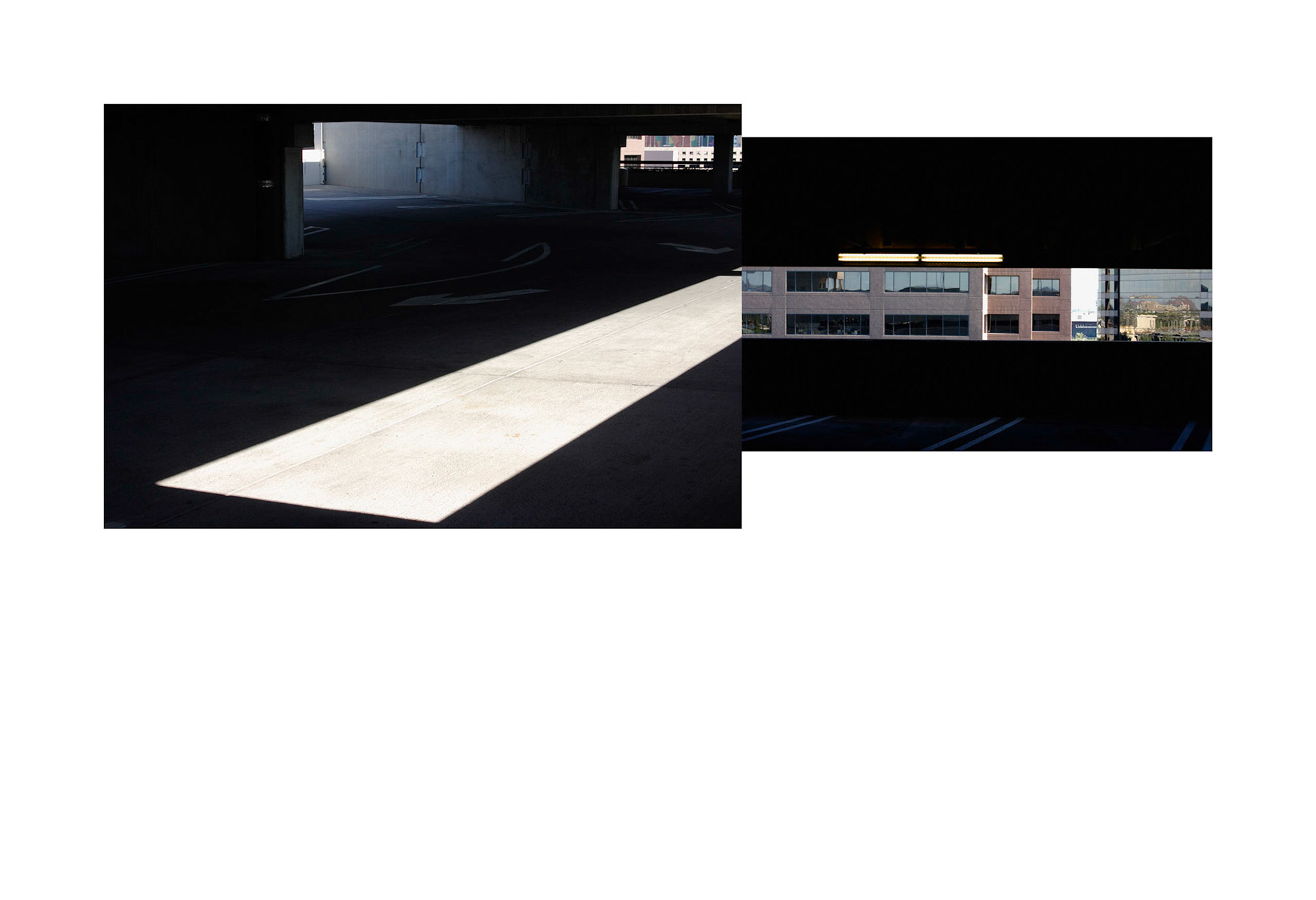 Garage Composition No. 4; Pigment print, 13 x 19 inches; © 2006