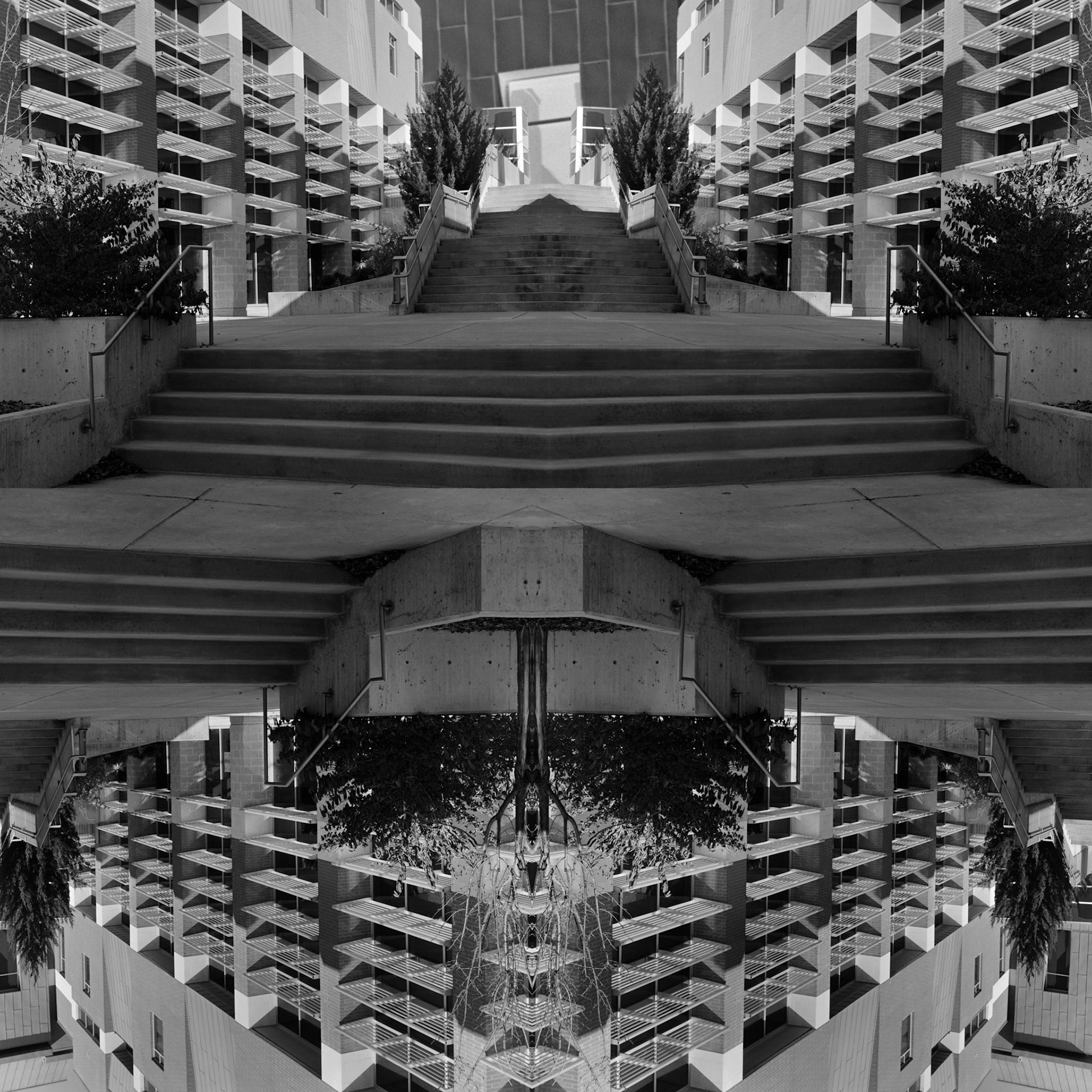Geometry from Public Space No. 11-9; Pigment print, 40 x 40 inches; © 2012