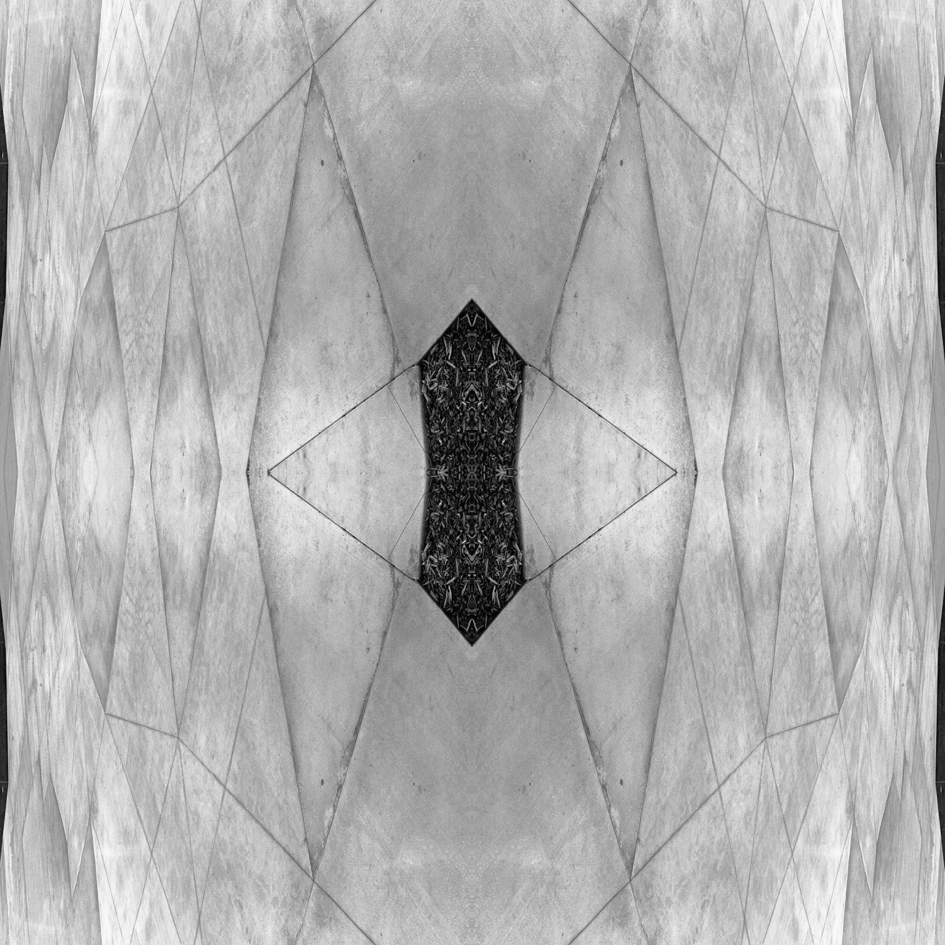 Geometry from Public Space No. 6-9; Pigment print, 40 x 40 inches; © 2012