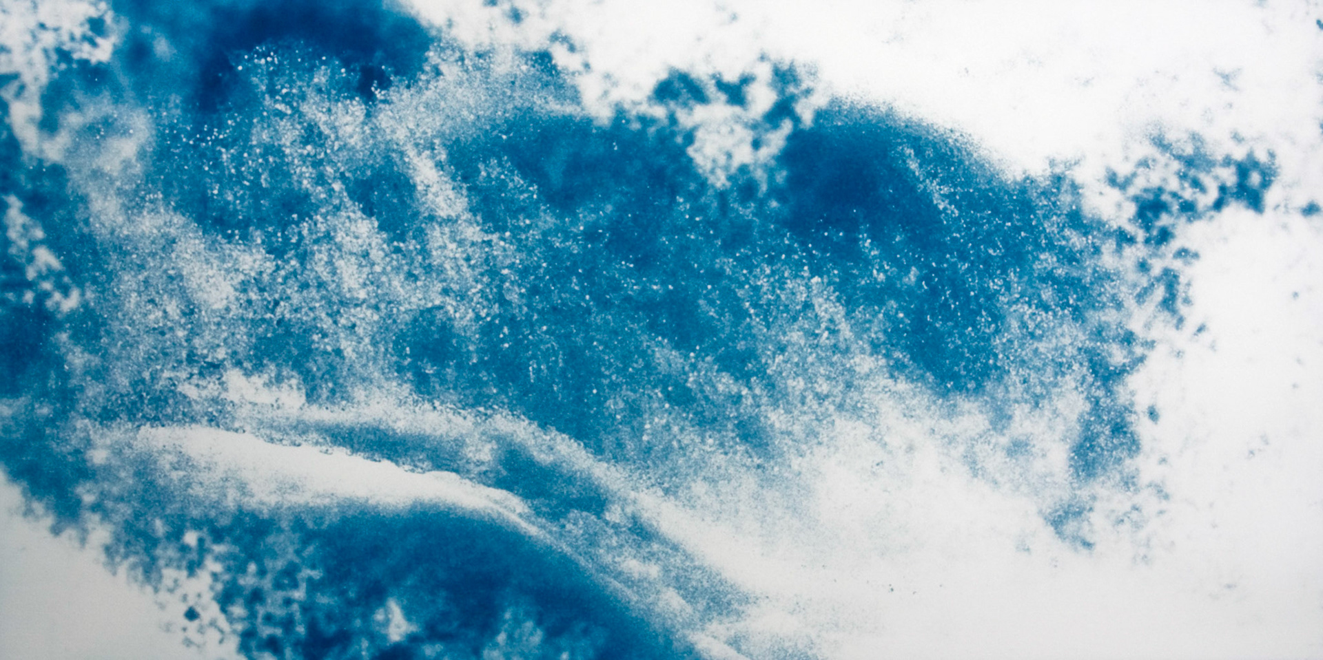 Glacier No. 4, Plate 6; Cyanotype, 12 x 24 Inches; © 2008