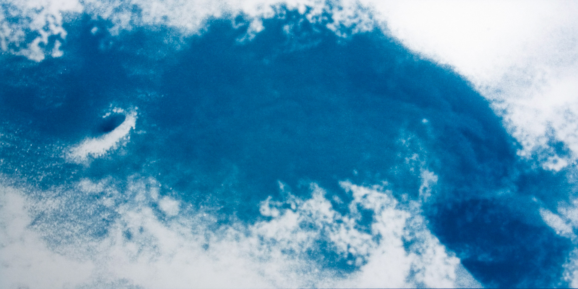 Glacier No. 18, Plate 2; Cyanotype, 12 x 24 Inches; © 2008